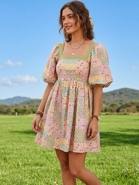 in loom | Dresses | In Loom French Farmhouse Embroidered Mini Dress In  White Small | Poshmark